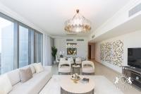 Three-Bedroom with Full Burj Khalifa and Fountain View