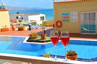 Ferienwohnung PLAYA - Pool - 50 m Strand - Meerblick - WiFi - Chambres d’hôtes Costa Calma