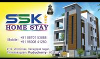 B&B Pondichéry - SSK HOME STAY - Bed and Breakfast Pondichéry