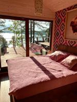 Domek Dziesiątka Borsk nad samym jeziorem - pierwsza linia - B&B Borsk