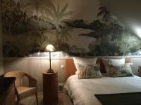 Deluxe Doppel-/Zweibettzimmer mit Gartenblick