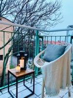 B&B Erfurt - Saniertes Studio - Elisa - mit Balkon, WLAN, Smart-TV & Küche in City-Nähe - Bed and Breakfast Erfurt