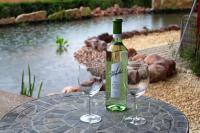 Studio mit Gartenblick