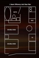 Room with Two Double Beds - Kitchenette