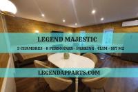 B&B Mâcon - Legend Majestic - 3 chambres - Parking privé - Centre Ville - Quai de Saône - Gare - fibre - Bed and Breakfast Mâcon