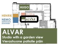 Studio with Garden View