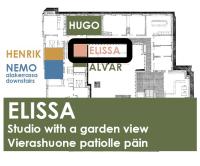 Studio with Garden View