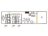 Chambre Double Standard avec 2 Lits Doubles