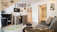 B&B Lourdes - L'ETHNIK--STUDIO TOUT CONFORT--CLIM--PARKING--WIFi - Bed and Breakfast Lourdes