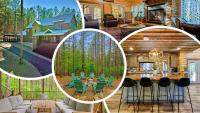 B&B Broken Bow - The Nomi Lodge - Sleeps 28 - Gorgeous Rustic Cabin, Centrally Located, Tons of Amenities - Bed and Breakfast Broken Bow