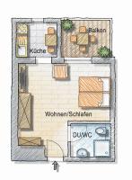 Apartamento con balcón