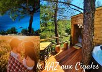 Cabane dans les arbres "La Kaz aux Cigales" - B&B Cuers