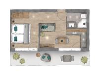 Apartment with Balcony