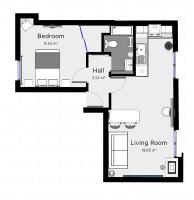 Appartamento con 1 Camera da Letto