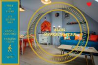 SUPERLOGIS - Sous Les Toits - T2- 3étoiles - BLOIS-HYPERCENTRE 1 chambre 4 personnes - B&B Blois