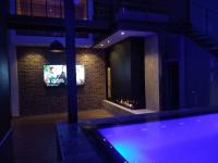 loft d architecte spa sauna billard 12 places ultra contemporain - Chambres d'hôtes Ferrière-la-Grande