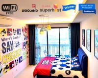 B&B Iskandar Puteri - 1-4pax Mickey Mouse 1bedrm at Puteri Harbour, Teega Suite - Bed and Breakfast Iskandar Puteri