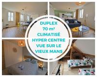 duplex appartement 70m2 atypique au cœur du Mans - B&B Le Mans