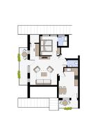 Apartment mit 1 Schlafzimmer