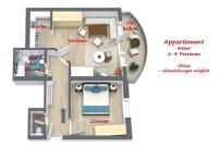 Apartamento con balcón