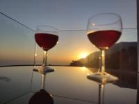Deluxe tweepersoonskamer met balkon en uitzicht op zee