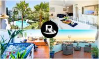 B&B Marbella - ✰ Luxurious 5 Bedroom PENTHOUSE. Sea Views. Hot Tub. BBQ. Golden Mile - Bed and Breakfast Marbella