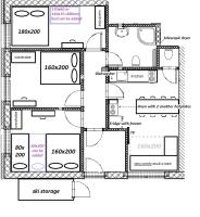 Appartement met 3 Slaapkamers en Toegang tot de Tuin (8 Volwassenen)