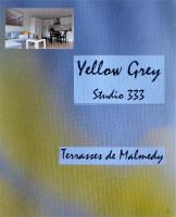 Les terrasses de Malmedy Studio 333 Yellow Grey - B&B