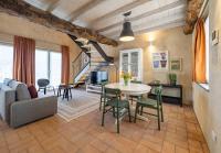 Apartment mit Gartenblick