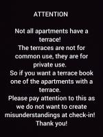 Apartamento de 1 dormitorio con terraza - 2 niveles