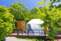 ⑧ Dome Tent with Private Hot Spring 「Double Bed×3」