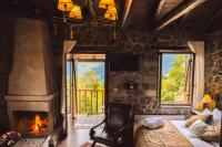 Suite mit Whirlpool und Kamin