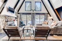 *Pink Moon Blue River* Retro A-Frame - B&B Blue River