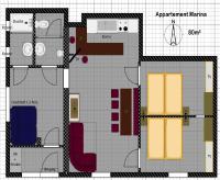 Appartement met 2 slaapkamers