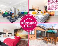 By NEC-HS2 Four Bedroom House with 7 Separate Beds -2 Baths & Drive by Birmingham Contractor Stays - Ferienwohnung Birmingham
