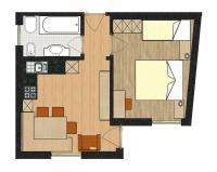 Apartment with Garden View