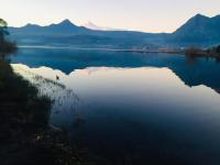 Cabañas Ruka Rayun vista y acceso al lago en Coñaripe - Ferienwohnung