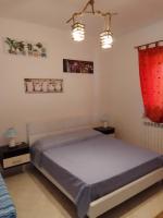 Dreibettzimmer mit Gartenblick