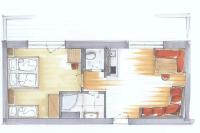 Superior Apartment mit 1 Schlafzimmer und Balkon