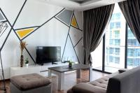 B&B Kuching - #2.1 Jazz Suites Large Bed Vivacity Kuching 3rooms - Bed and Breakfast Kuching