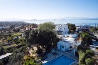 Villa Calypso, idyllique villa avec piscine et vue mer - B&B Áyioi Asómatoi