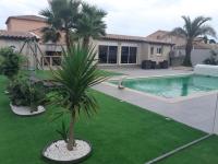 B&B Montady - Villa Piscine - Bed and Breakfast Montady