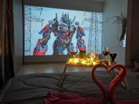 B&B Sungai Buloh - Dsara Big cinema Netflix projector next SB Hospital - Bed and Breakfast Sungai Buloh