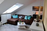 Apartment mit 1 Schlafzimmer, einem Balkon und einer Terrasse