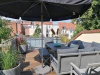 Townhouse Altstadt Wismar Upper Apartment mit zwei Terrassen - Bed and Breakfast