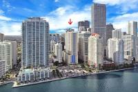 Lovely condo with city & ocean views - Chambres d'hôtes Miami