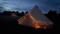 6m xl bell tent with log burner near Whitby - B&B