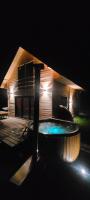 Domek drewniany letniskowy całoroczny nad jeziorem - B&B