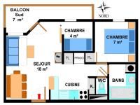 Appartement spacieux 6 pers au pied des pistes avec parking et Wi-Fi - FR-1-508-44 - Chambres d'hôtes Lanslevillard