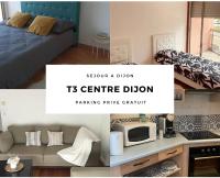 Appartement 2 chambres avec parking privé gratuit - B&B Dijon